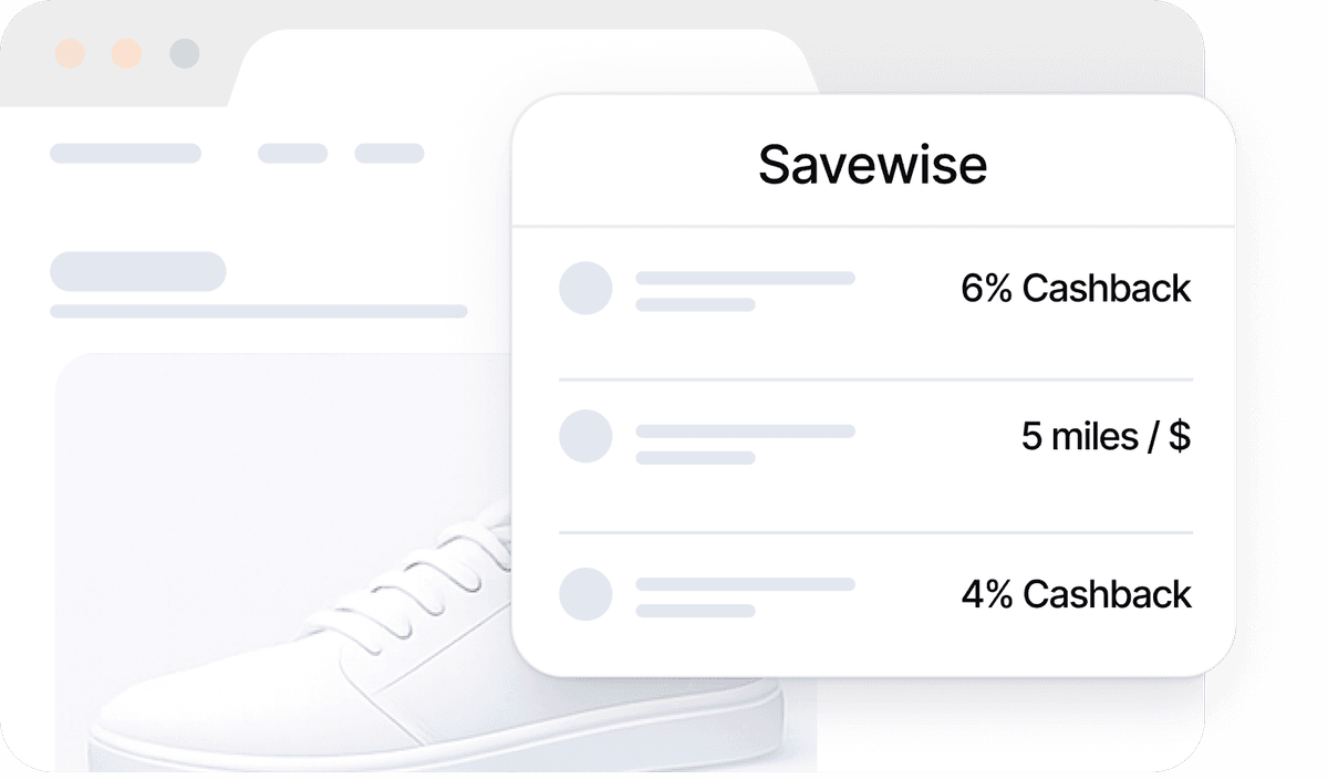 Savewise - Maximize Cashback, Miles, & Points