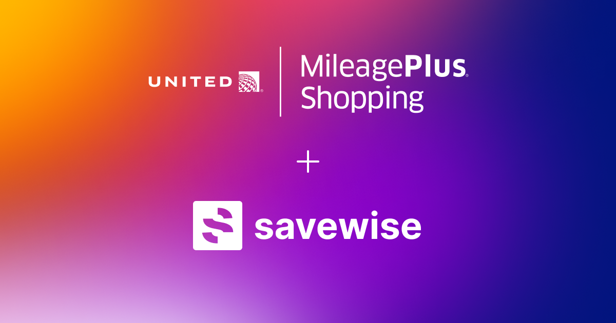 Earn United Miles with MileagePlus Shopping and Savewise