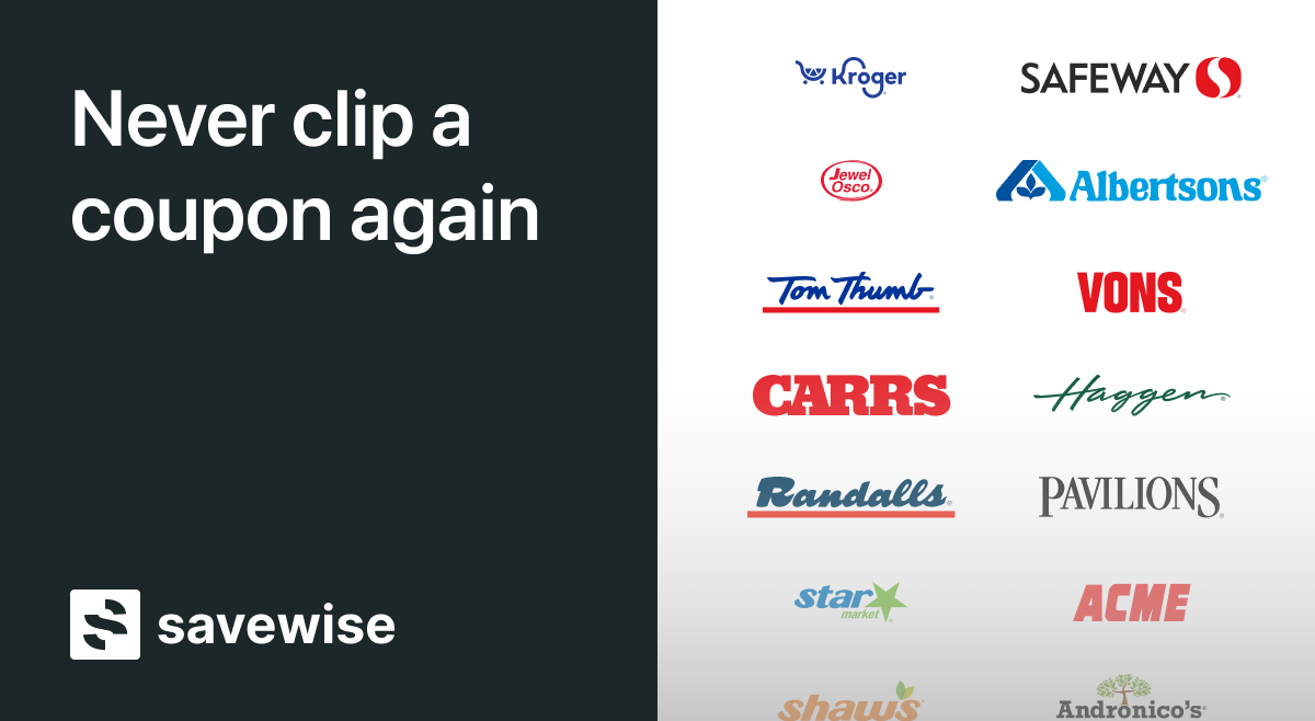 Grocery Coupon Clipper - Savewise